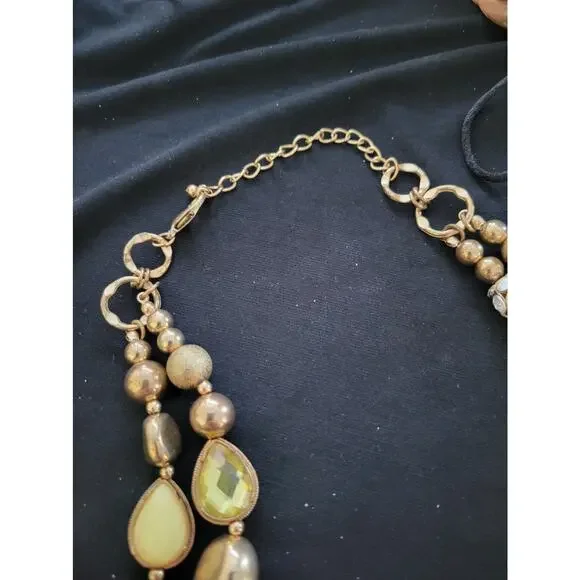 Vintage Peridot Necklace 18 Inch 1950s. Beautiful Old Hollywood - Picture 3 of 5